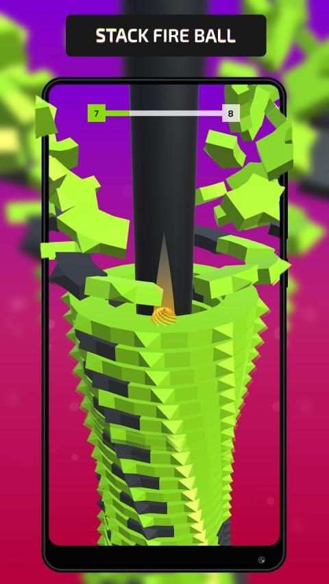 Stack fire ball screenshot 1