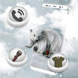 Snow Bear Launcher Theme