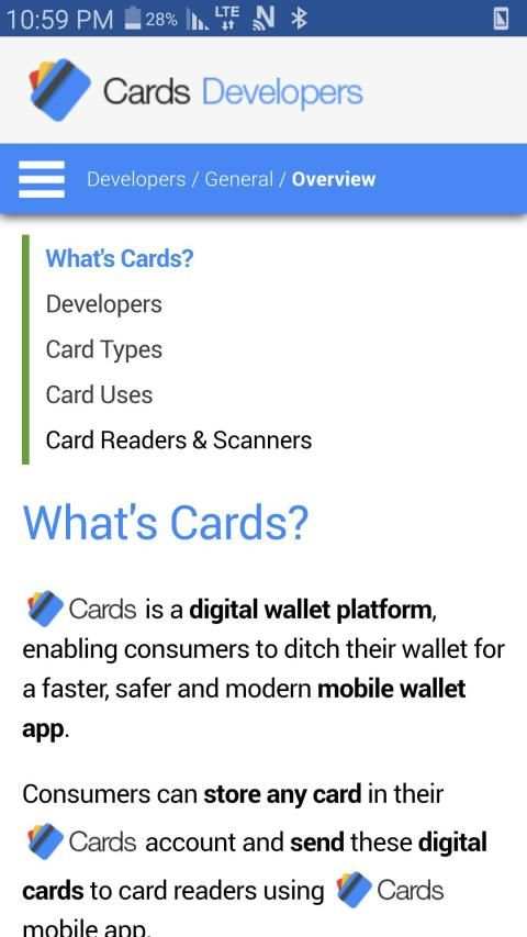 Cards Developers screenshot 2
