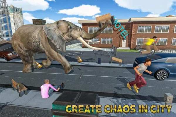 Angry Elephant City Attack स्क्रीनशॉट 10