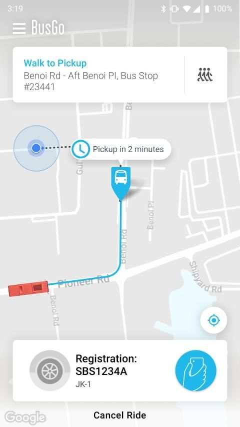 BusGo: On-Demand Public Bus screenshot 1