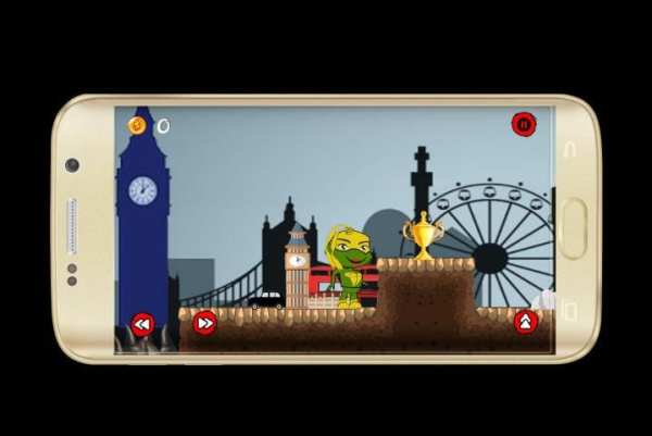 Turtle Adventure Ninja : paris screenshot 2