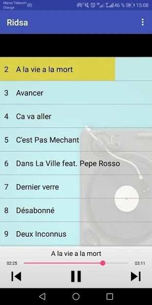 Ridsa Chansons screenshot 3
