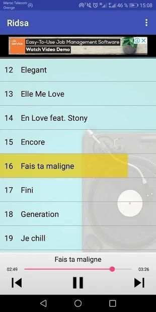 Ridsa Chansons screenshot 2