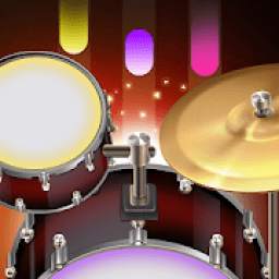 Drum Live: Real drum set drum kit music drum beat