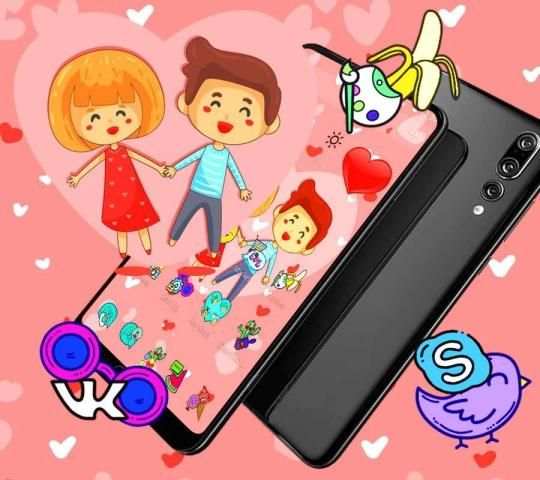 Love Cartoon Launcher Theme* screenshot 3