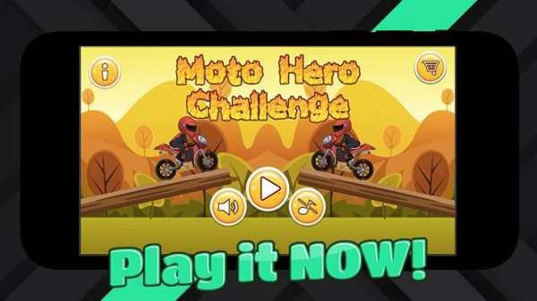 Moto Hero Challenge - Motocross Game! screenshot 1