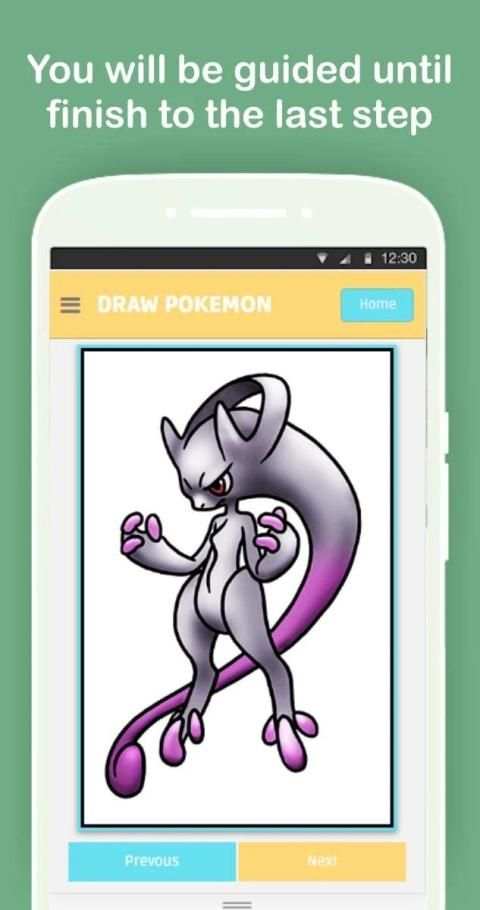 How to Draw Pokémons Step by Step Offline screenshot 5