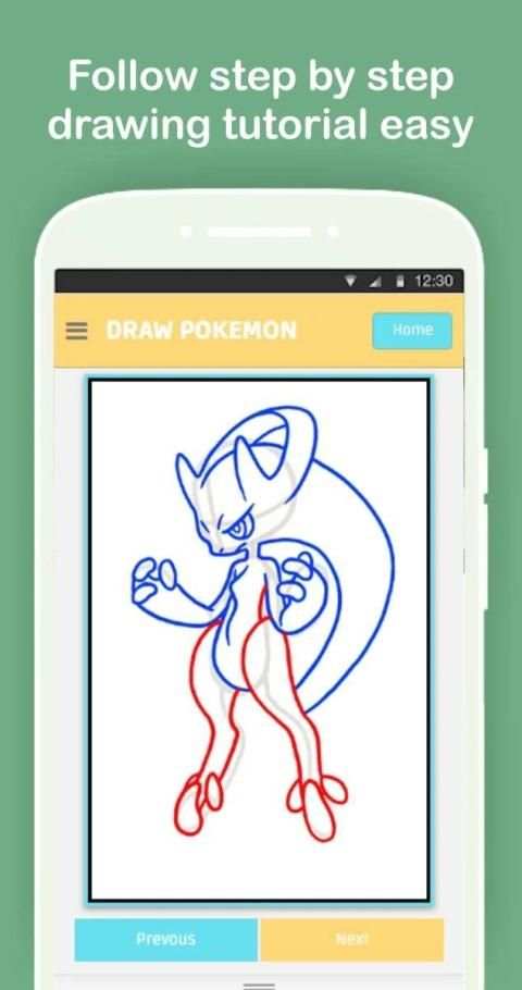 How to Draw Pokémons Step by Step Offline screenshot 6