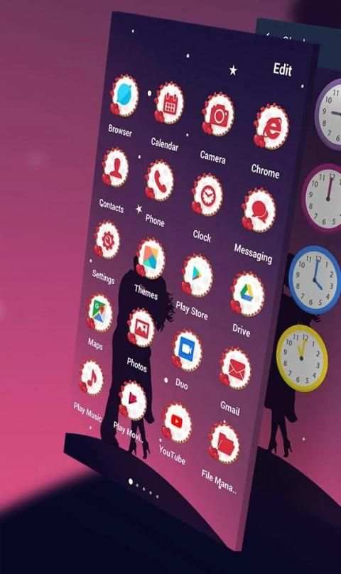 Romantic Launcher screenshot 2