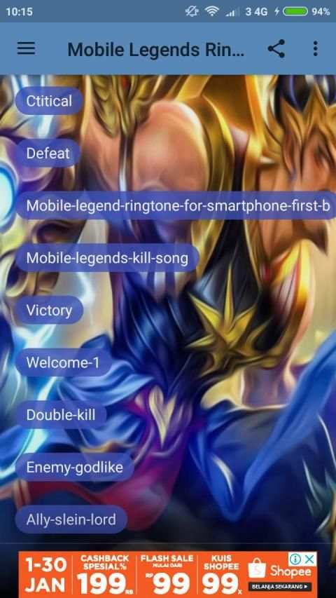 Mobile Legends Ringtone screenshot 5