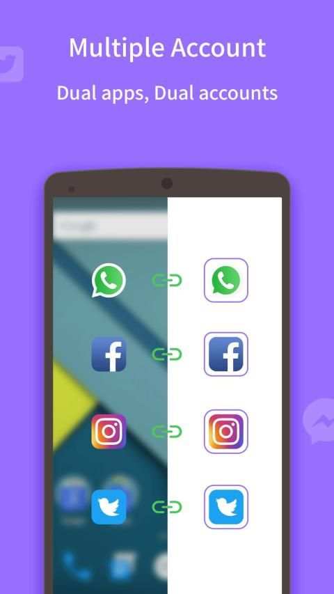 Multichat - 2 accounts for 2 whatsapp & App clone screenshot 4