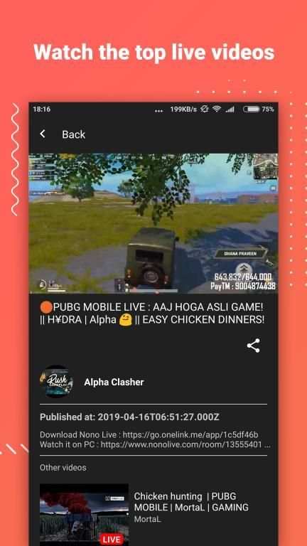Live Stream Video for Youtube- Float Player Stream screenshot 4