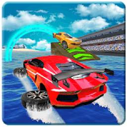 Water Car Surfer Racing Park: 3D Cars Stunt Game