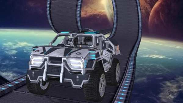 Jet Car Stunt Zone in space 3D स्क्रीनशॉट 19