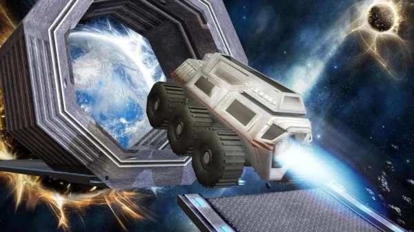 Jet Car Stunt Zone in space 3D स्क्रीनशॉट 5