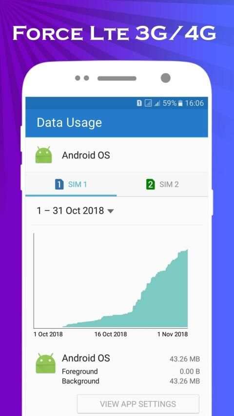 Force 4G Lte Mode - 4G Lte Switch screenshot 1