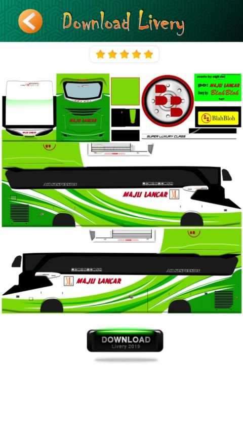 Livery Bus SHD Jetbus 3 screenshot 4