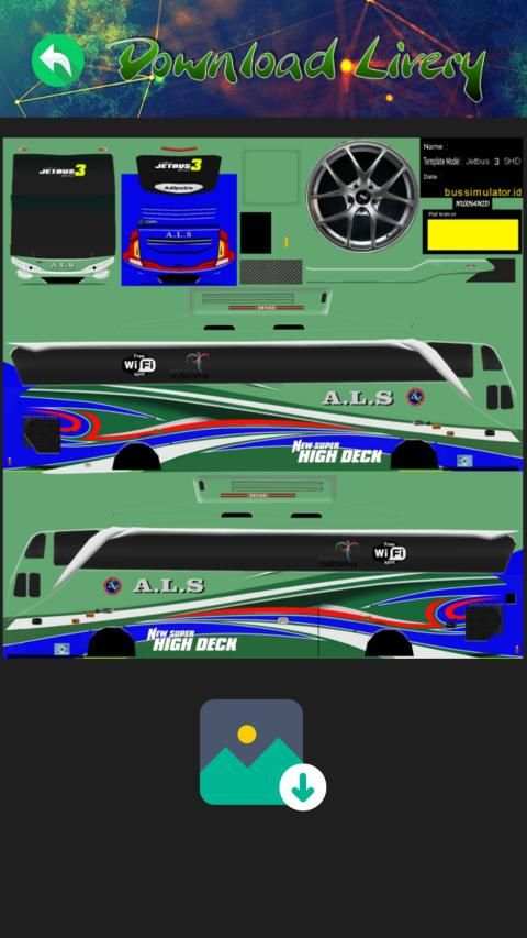Livery Bus ALS Jetbus 3 screenshot 1