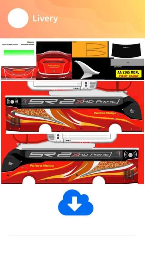 Livery Bus Gunung Harta XHD screenshot 2