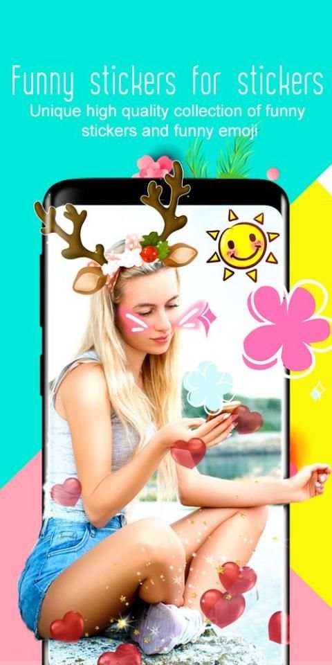 Funny Stickers For Pictures screenshot 1