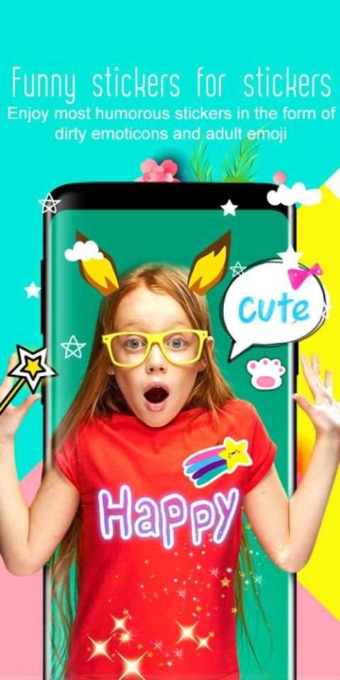 Funny Stickers For Pictures screenshot 2