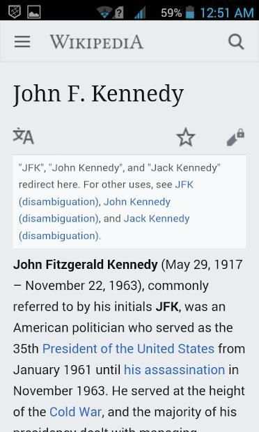 Wikipedia Search screenshot 3