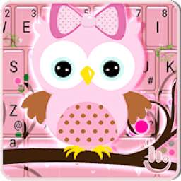 Pink Bow Owl 6.4.29.2019