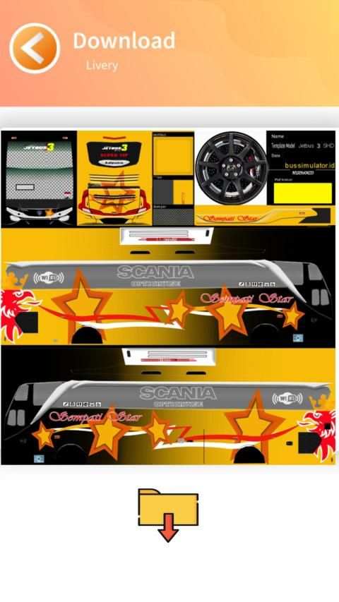 Livery Bus SHD Lorena screenshot 2