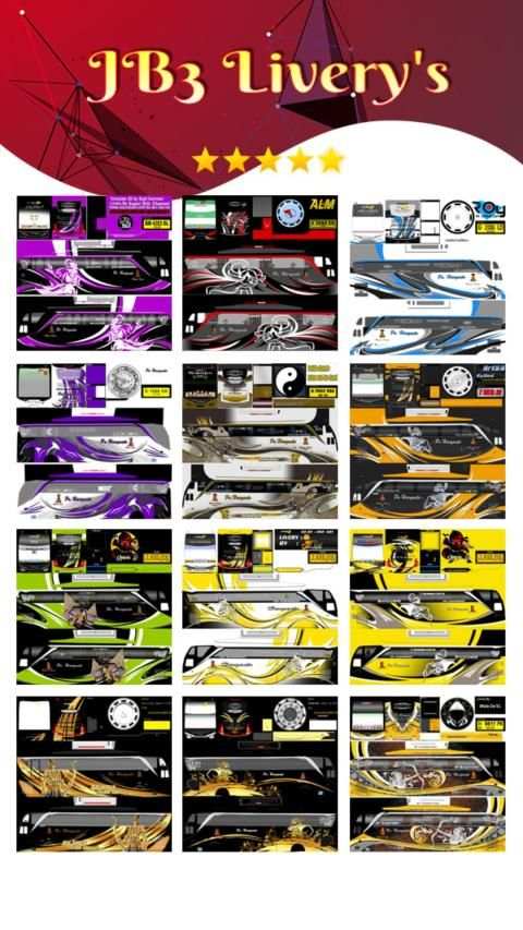 Livery Bus PO Haryanto Jetbus 3 screenshot 6