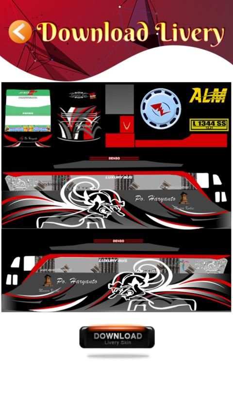 Livery Bus PO Haryanto Jetbus 3 screenshot 5