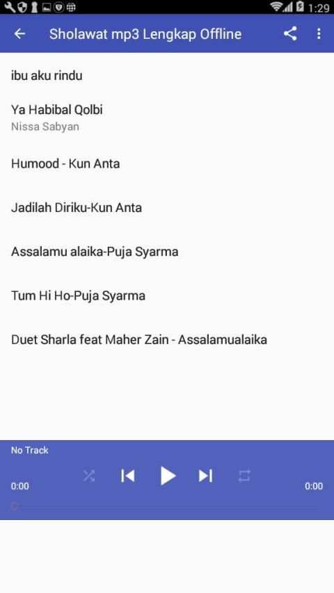 Mp3 Sholawat Complete screenshot 1