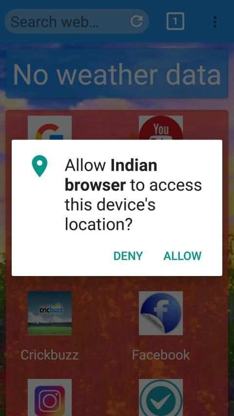Indian browser screenshot 1