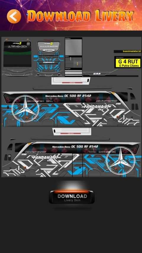 Livery Bus Jetbus 3 screenshot 4