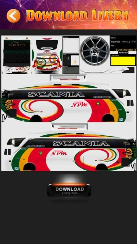 Livery Bus Jetbus 3 screenshot 2