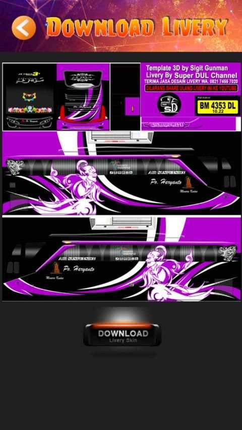 Livery Bus Jetbus 3 screenshot 5