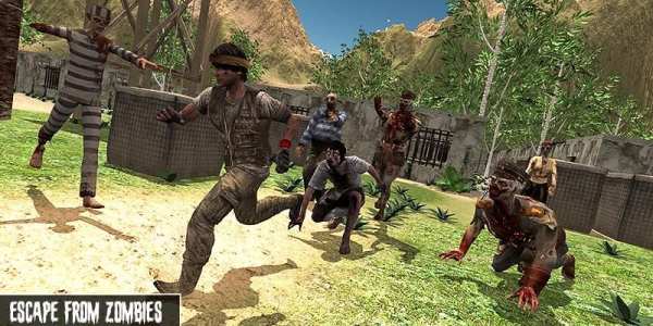 Zombie Jail Prison Escape Mission 2019 screenshot 1