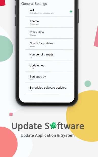 Update Software for Android Mobile screenshot 1