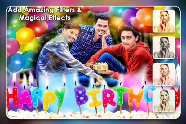 Birthday Photo Editor screenshot 3