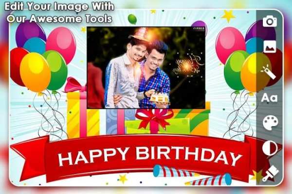 Birthday Photo Editor screenshot 1