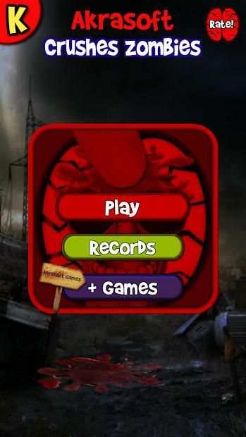 Crushes Zombies horde smasher with our finger screenshot 6