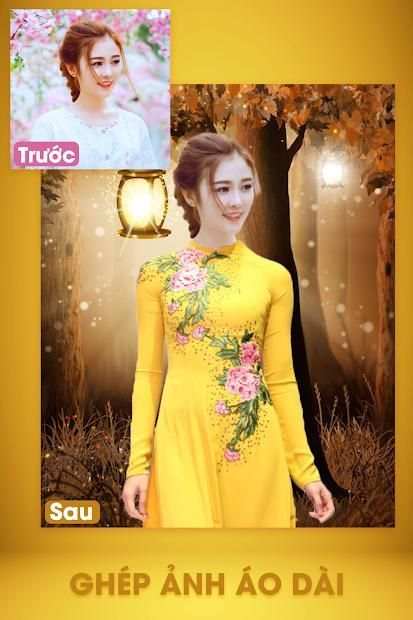 Ghép ảnh Áo Dài 2 تصوير الشاشة