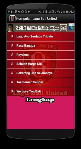 Kumpulan Lagu Bali United 1 تصوير الشاشة