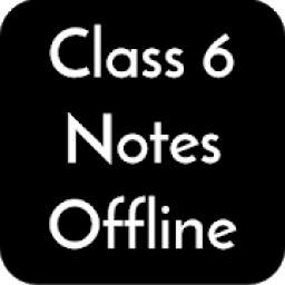 Class 6 Notes Offline