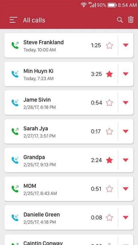 HD call recording app - automatic call recorder screenshot 6