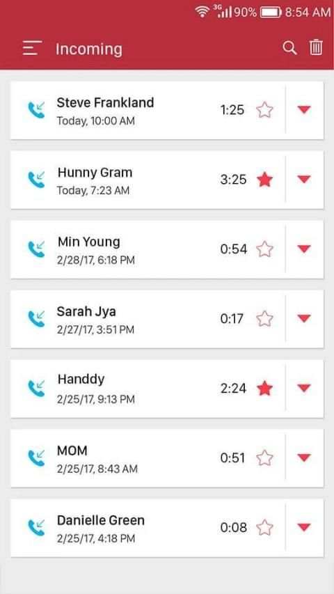 HD call recording app - automatic call recorder screenshot 4