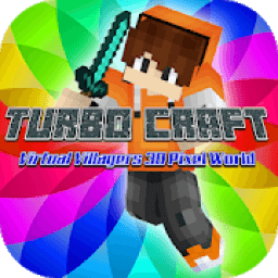 Epic Turbo Craft: Virtual Villagers 3D Pixel World icon