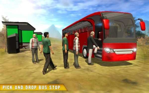 Public Bus Simulator - Offroad Coach Driving screenshot 10