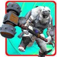Angry Bear City Attack : Monster Simulator 3D Game logo