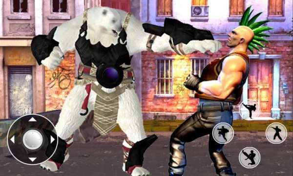 Angry Bear City Attack : Monster Simulator 3D Game स्क्रीनशॉट 1